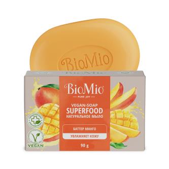 Туалетное мыло BioMio Vegan-soap Superfood Манго, 90 г