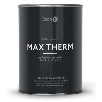 Эмаль термостойкая Elcon Max Therm, до +400 °С, 0,8 кг, RAL 1015, бежевая