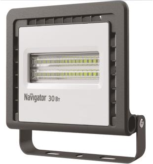 Прожектор светодиодный LED Navigator, 30 Вт, 4000 K, IP65, черный