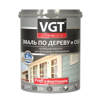 Эмаль по дереву и OSB VGT Premium, 1 кг, графитовая