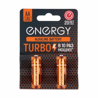Батарейка Energy Turbo LR6/2B, типоразмер АА, 2 шт