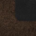 Коврик придверный Vortex Slim, влаговпитывающий, ребристый, 60 x 90 см, коричневый