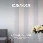 Краска для обоев Komandor Interior Wallpaper, матовая, база C, бесцветная, 2,7 л